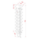 Porte-brochures mural A5 - 9x